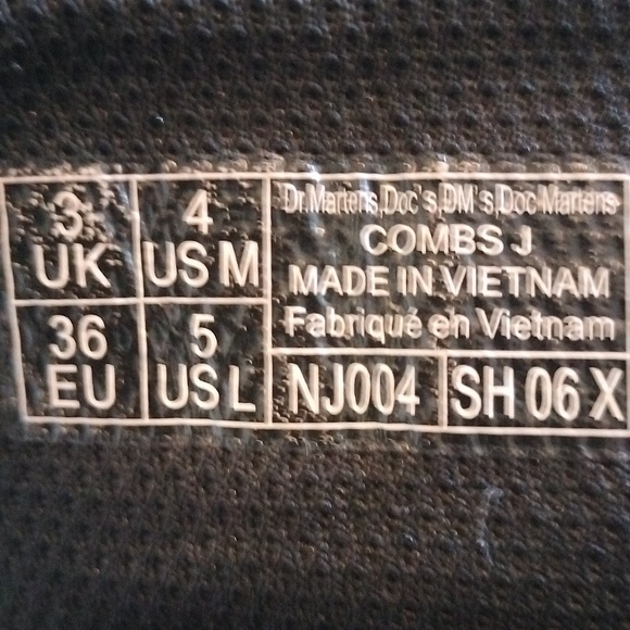 Dr. MARTENS Combat boots size 4m - Picture 13 of 16